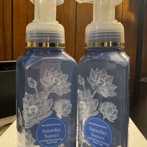 Bath & Body Works Saturday Sunset Handsoap Set of 2 NWT